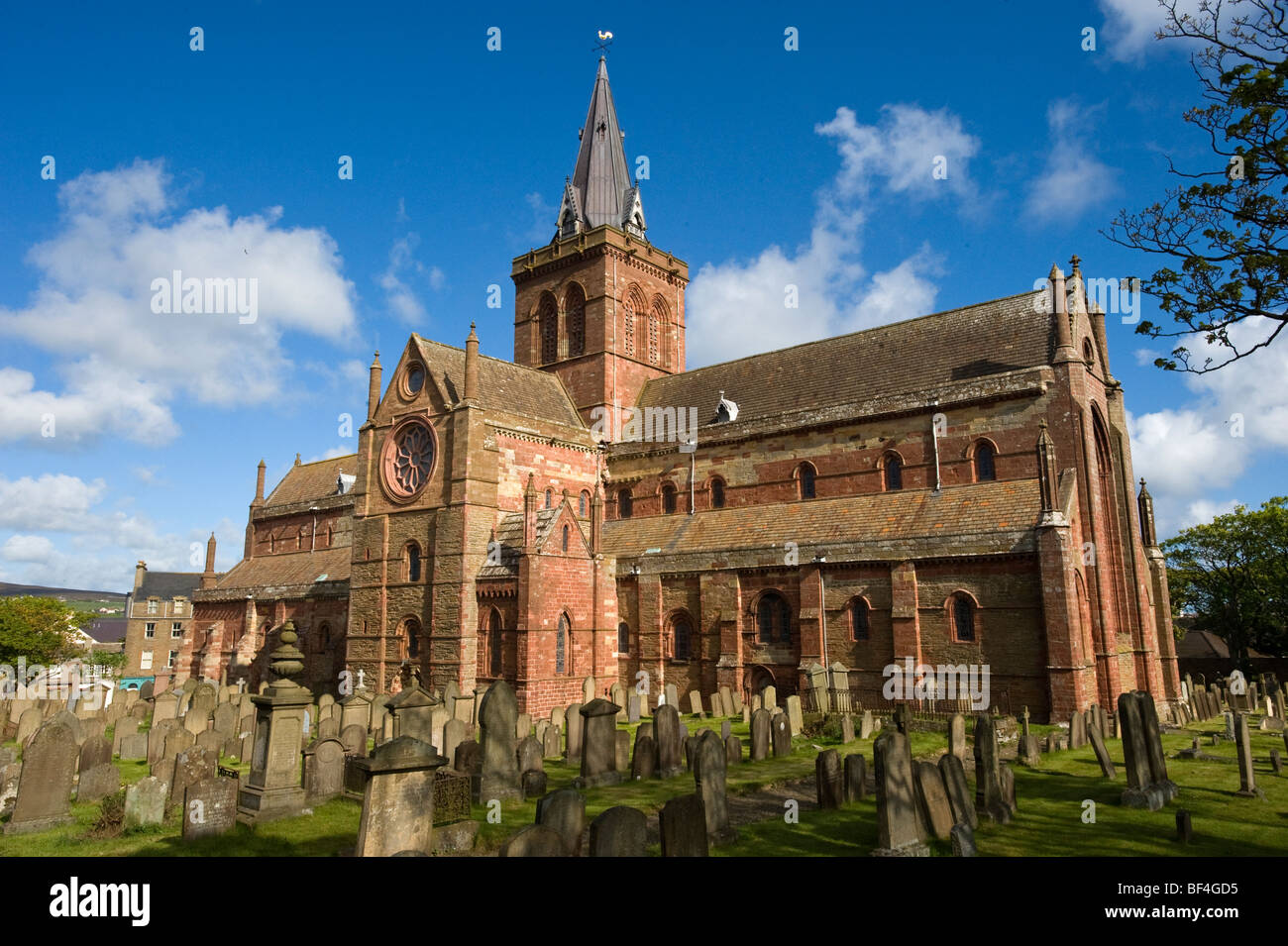 St. Magnus Kathedrale, Kirkwall, Orkney Inseln, Schottland, Vereinigtes Königreich, Europa Stockfoto
