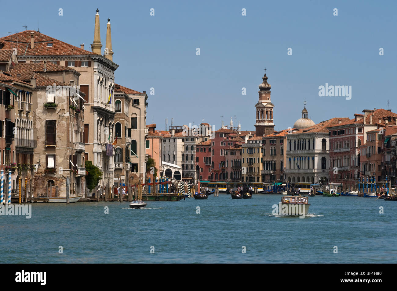 Riva del Carbon, Palazzo Grimani, Canale Grande, Venedig, Veneto, Italien, Europa Stockfoto