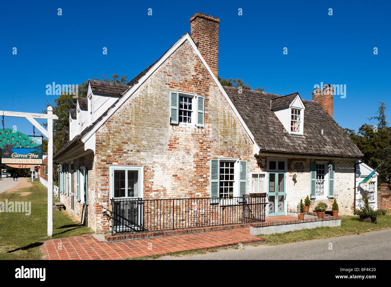 Das 18. Jahrhundert Cole Digges Haus am Main Street, historische Yorktown, kolonialen nationaler historischer Park, Virginia, USA Stockfoto