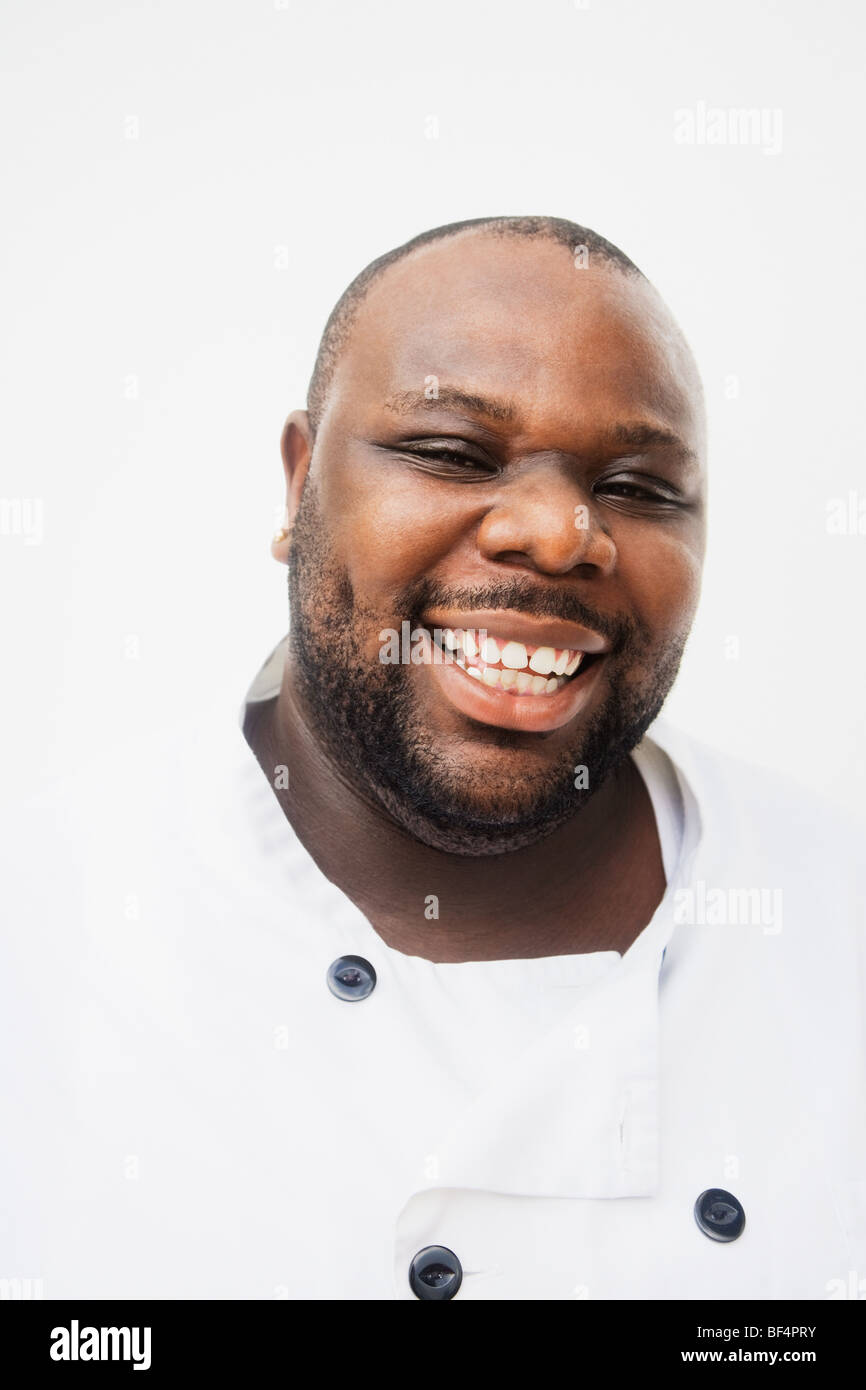 Afrikanischer Mann lachen Stockfoto