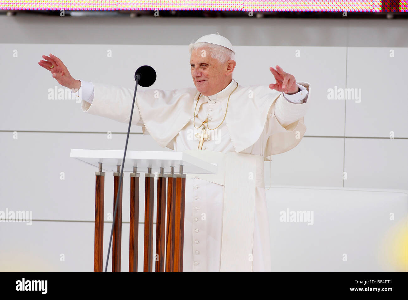 Papst Benedikt XVI. Stockfoto