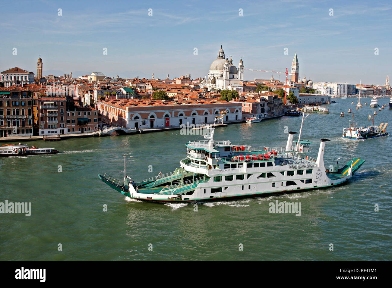 Minoan Lines Fähre Segeln in Richtung Korfu, Griechenland, Blick auf Venedig, Italien, Europa Stockfoto