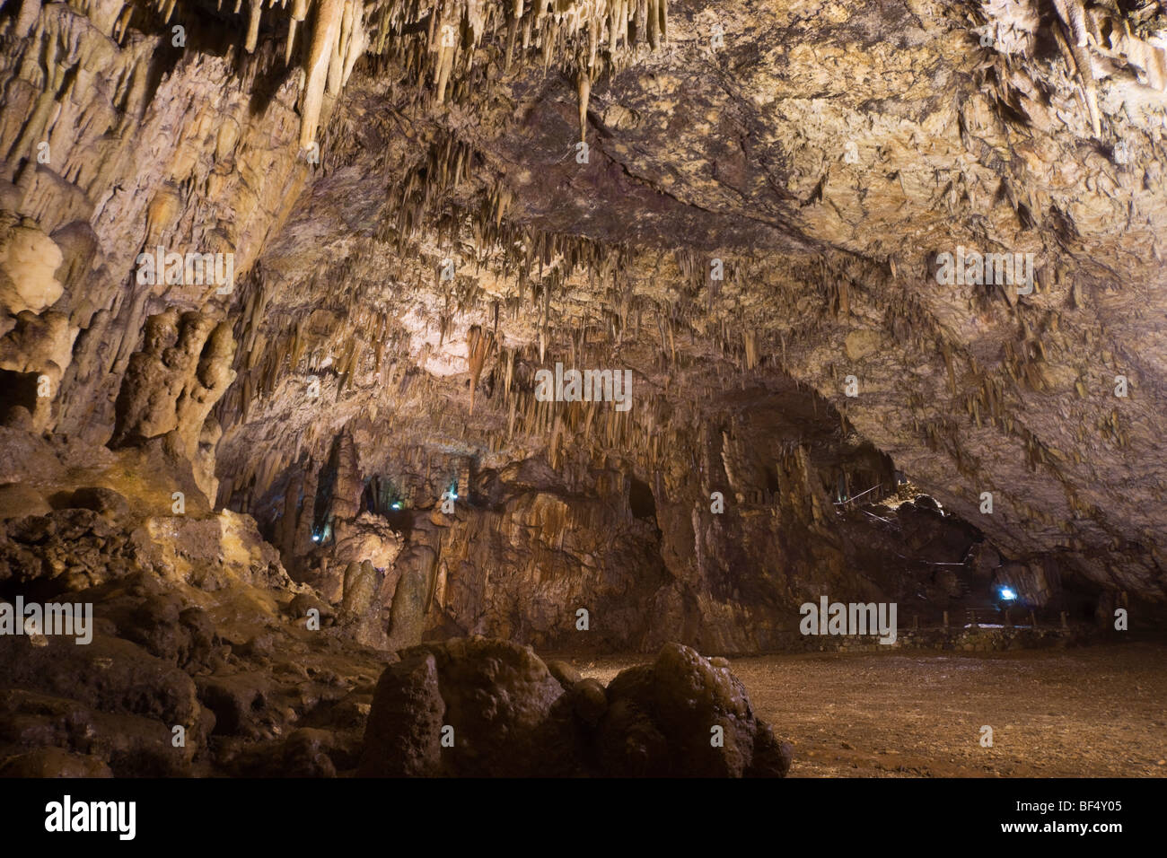 Drogarati-Höhle in der Nähe von Sami auf Kefalonia Insel Griechenland Stockfoto