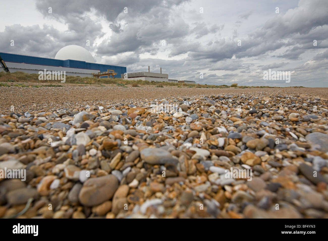 Kernkraftwerk Sizewell in Suffolk Stockfoto