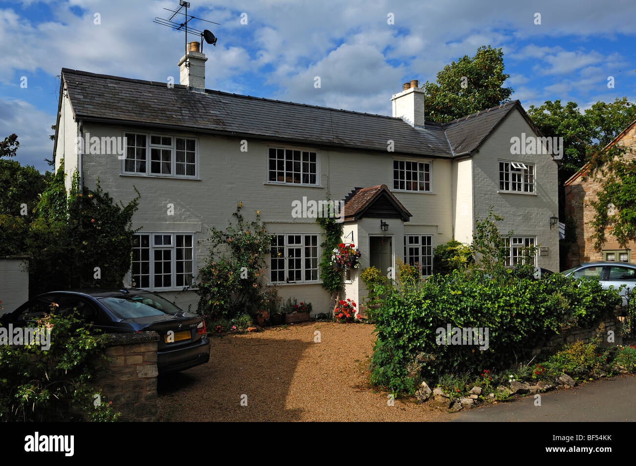 Englisches Landhaus, Middle Lane, Armscote, Warwickshire, England, Vereinigtes Königreich, Europa Stockfoto