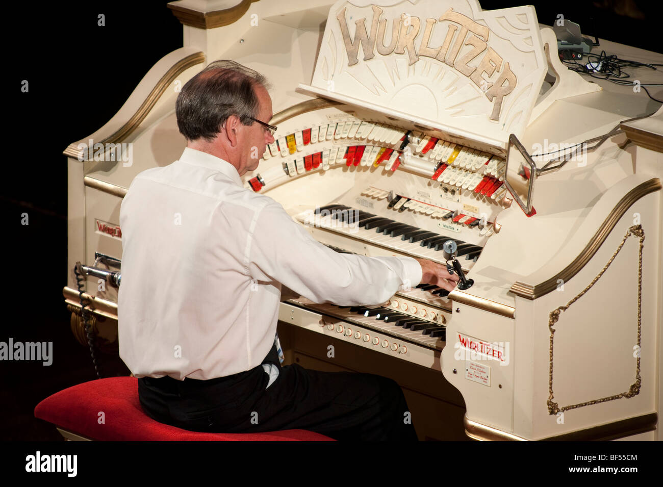 Wurlitzer-Orgel in der Blackpool Tower ballroom Stockfoto