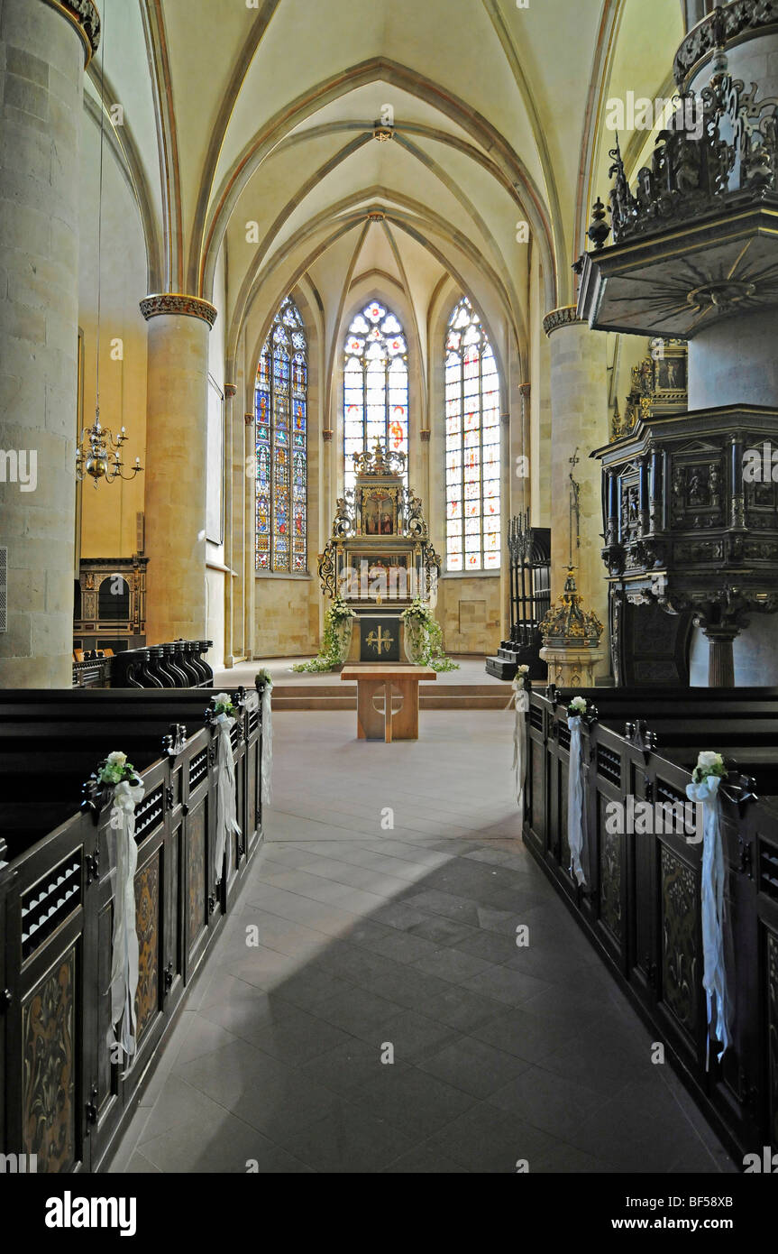 St. Johannes Kirche, Herford, Ostwestfalen, Nordrhein-Westfalen, Deutschland, Europa Stockfoto