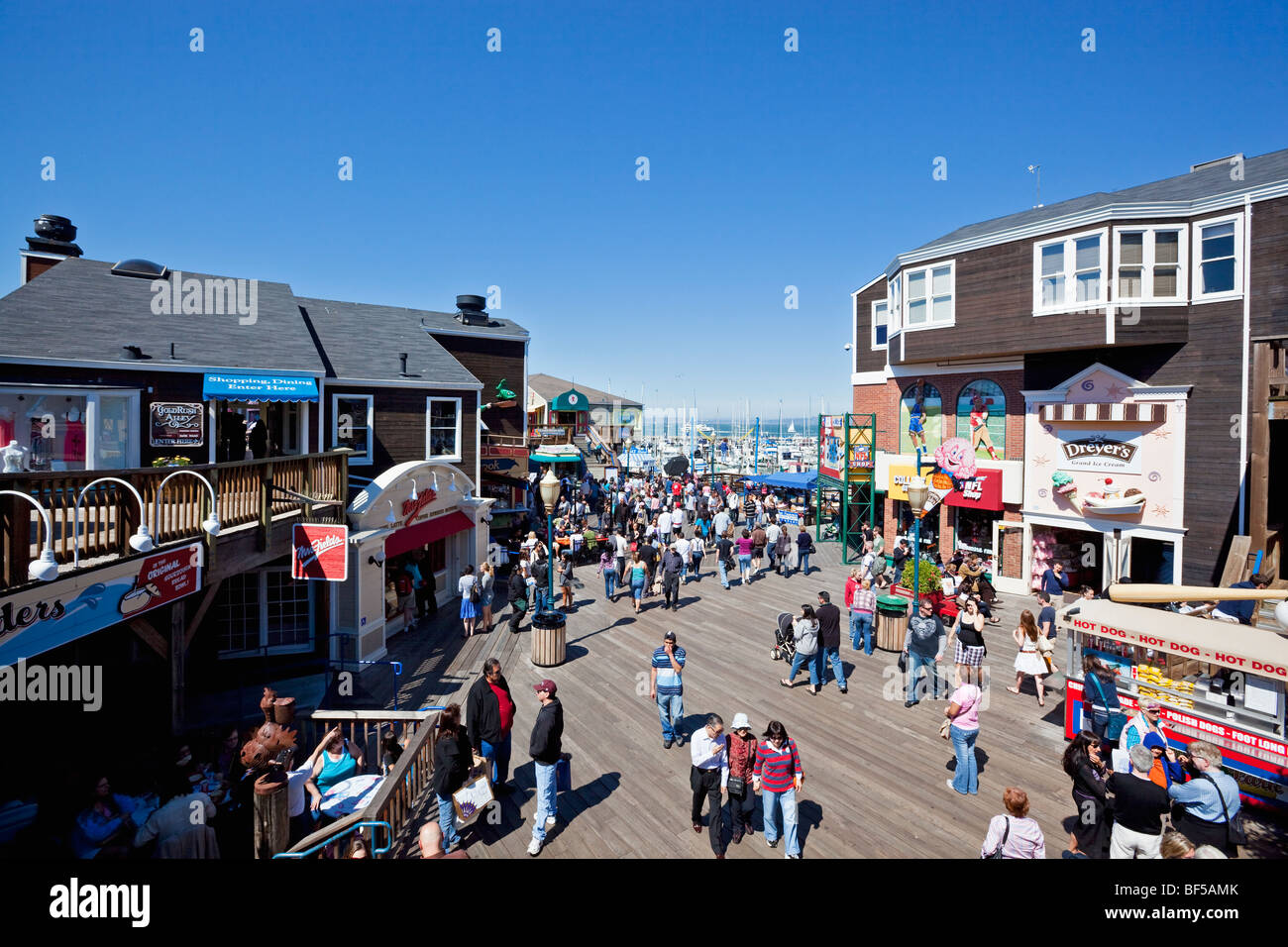 Pier 39, San Francisco, Kalifornien, USA, Amerika Stockfoto