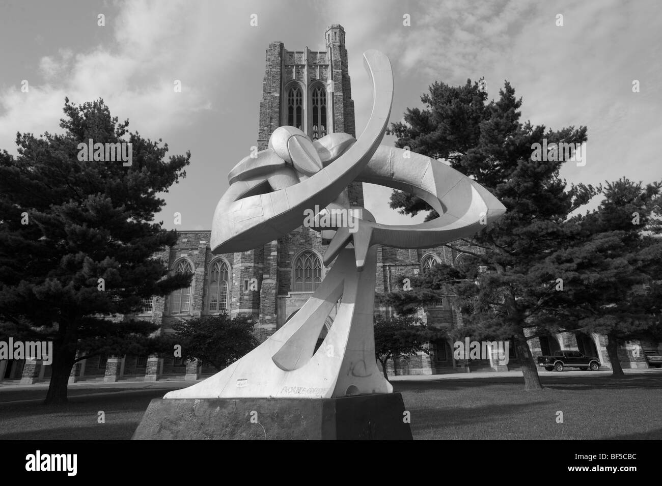 Skulptur in Baltimore Reiseführer Baltimore City College High School, 33rd Street und der Alameda 1980 Ayokunle Odeleye Stockfoto