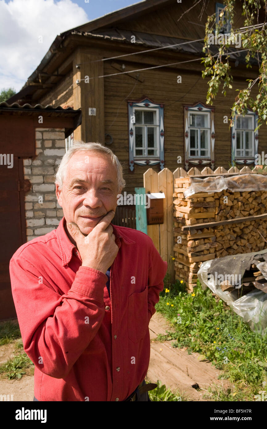 Kirow Russland Datscha Szenen Stockfoto