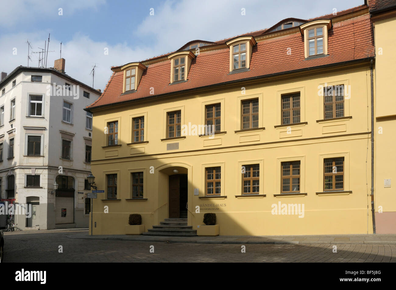 Händel-Haus, Halle an der Saale, Sachsen-Anhalt, Deutschland, Europa Stockfoto