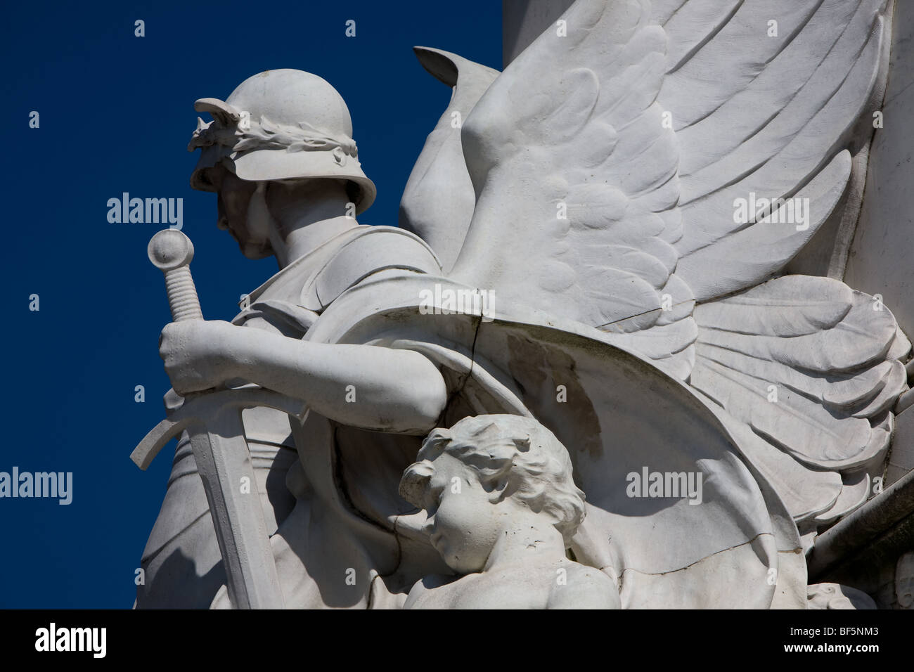 Statue der Königin Victoria Memorial im Buckingham Palace Stockfoto