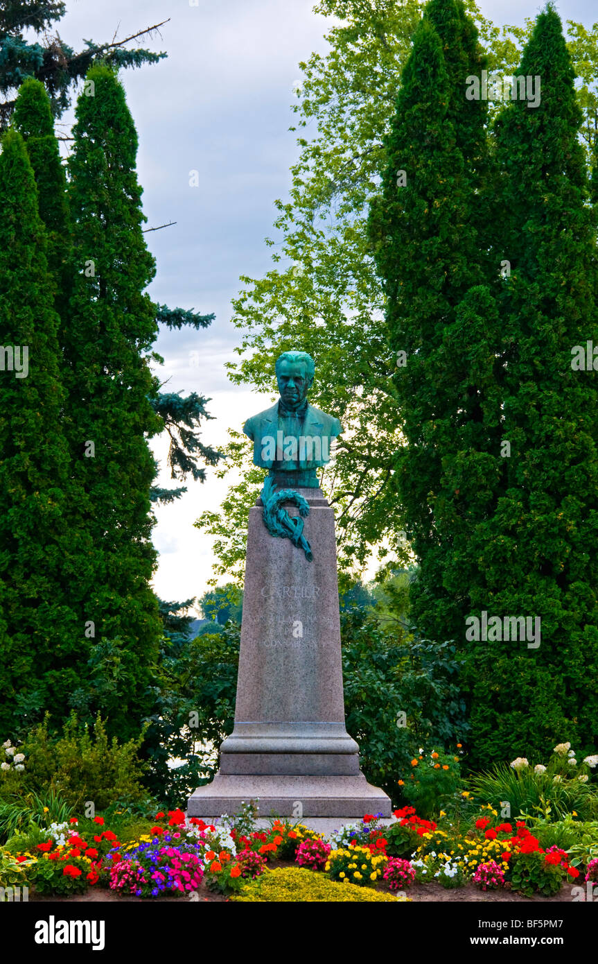 Statue Dorf Saint Antoine Sur Richelieu Montérégie Region Provinz Quebec Stockfoto