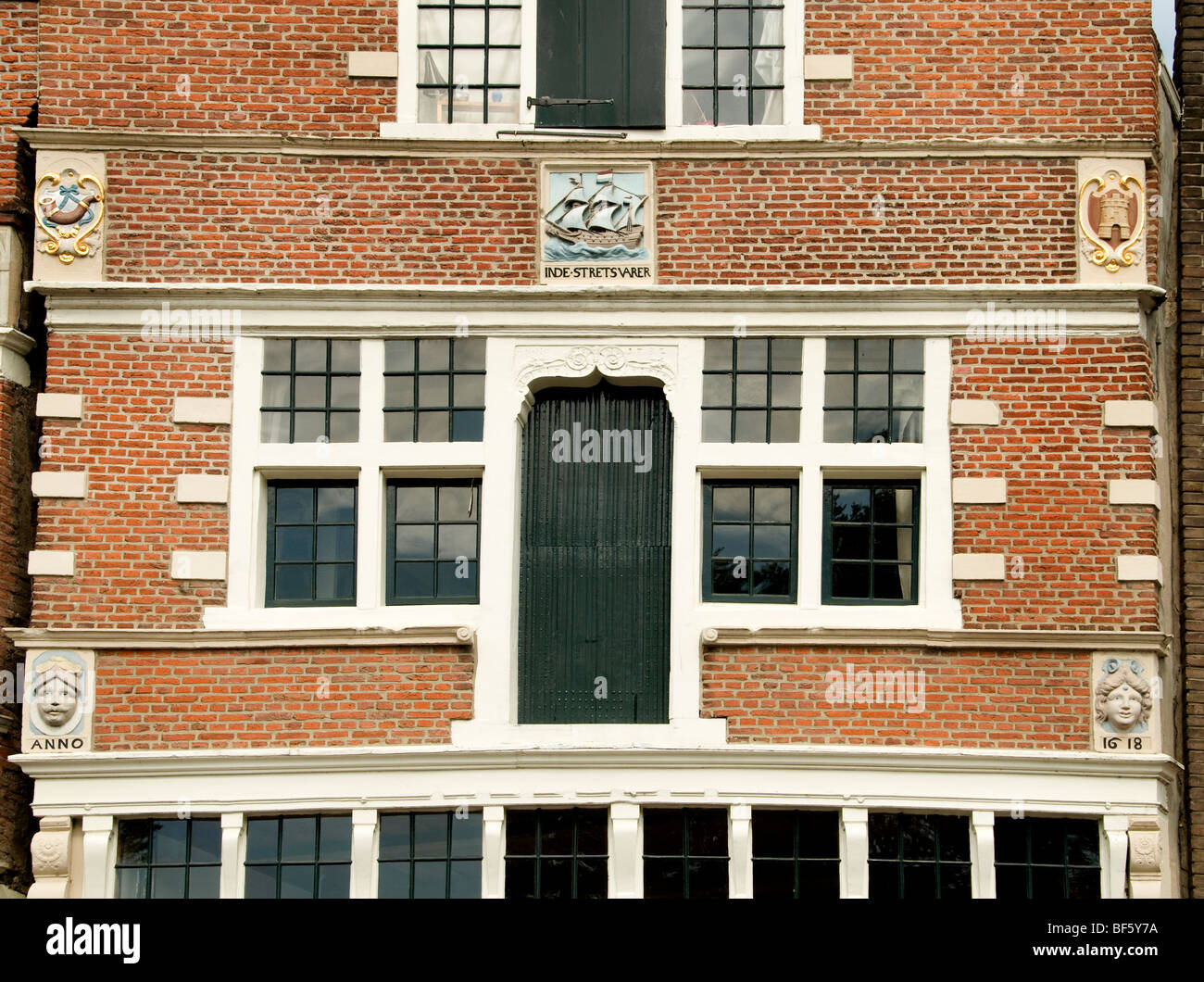 Hoorn Niederlande Holland historische Hafenstadt Haus Stockfoto