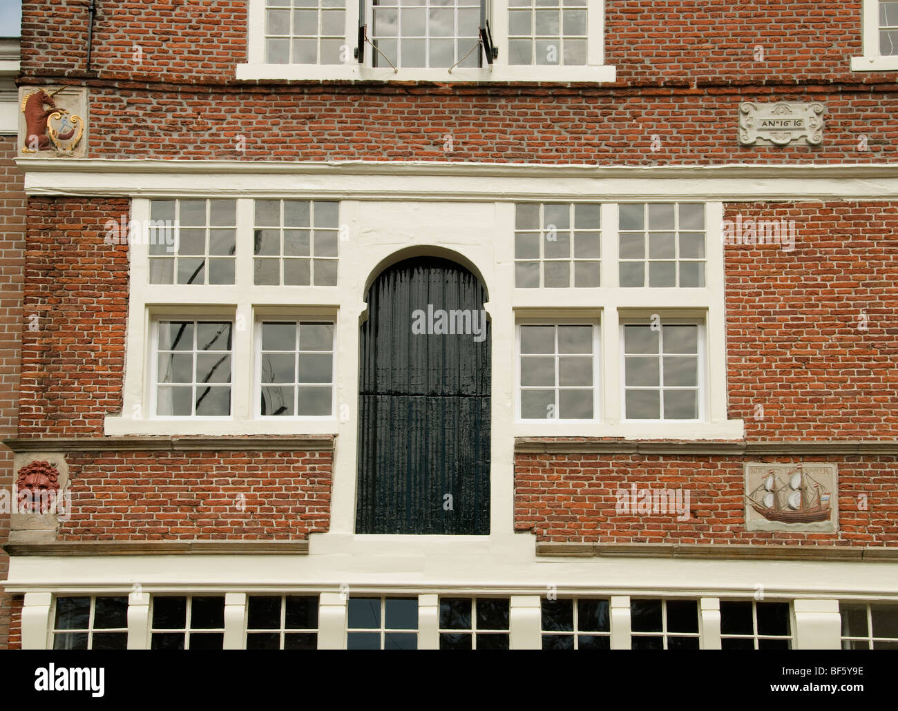 Hoorn Niederlande Holland historische Hafenstadt Haus Stockfoto