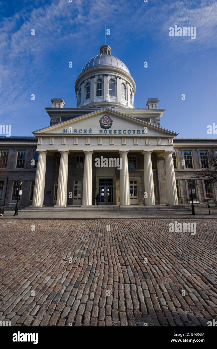 Bonsecours Markt (Marche Bonsecours) in Old Montreal. Stockfoto