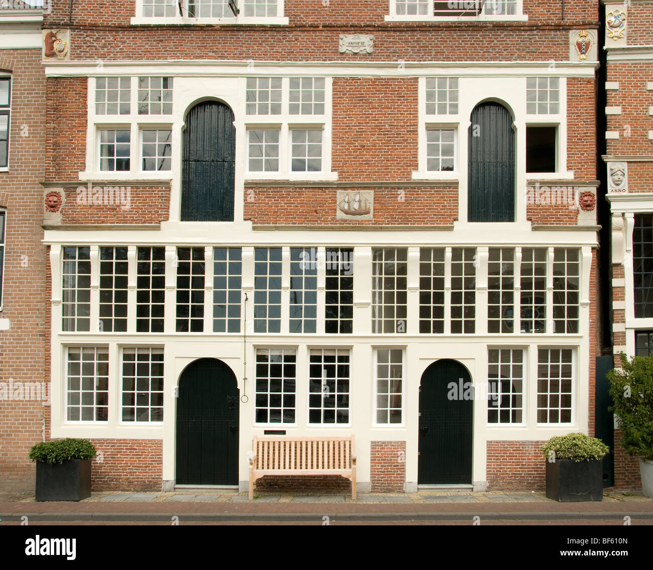 Hoorn Niederlande Holland historische Hafenstadt Haus Stockfoto