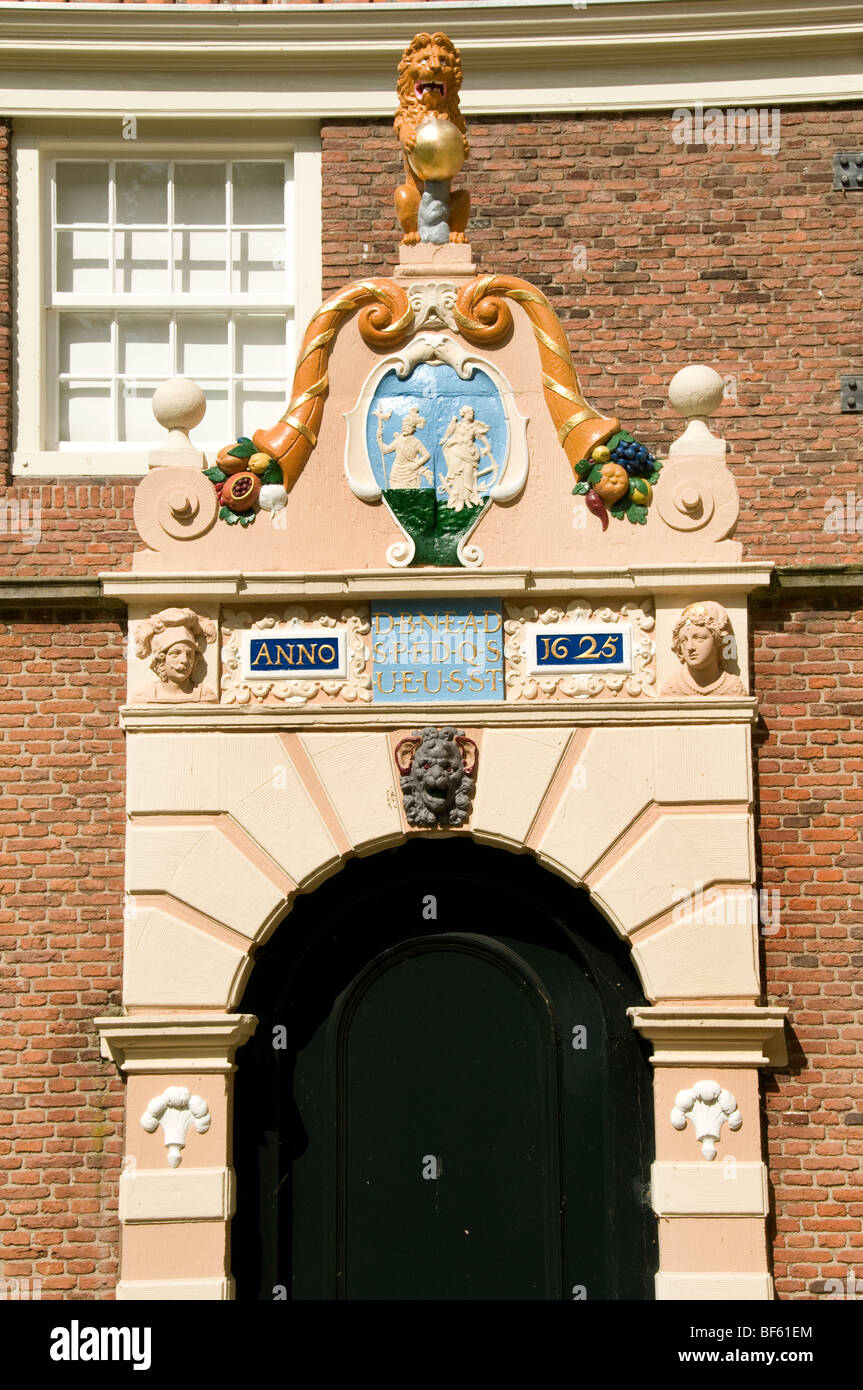 Historisches Denkmal Haus Stadt Hoorn Niederlande Stockfoto