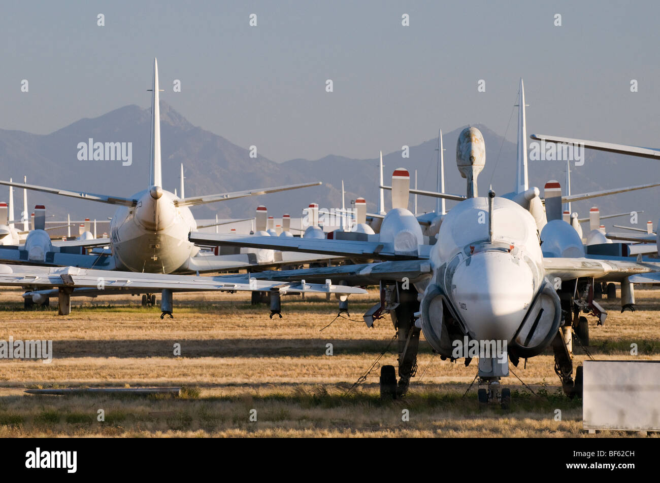 Flugzeug-Friedhof in New Mexiko Stockfoto