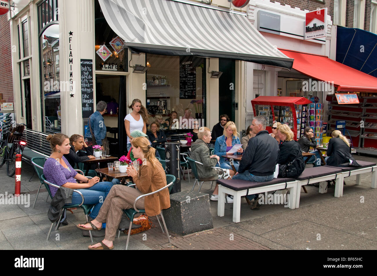 Der Jordaan Amsterdam Holland Niederlande Shop Store-Markt niederländische Stadt Stockfoto