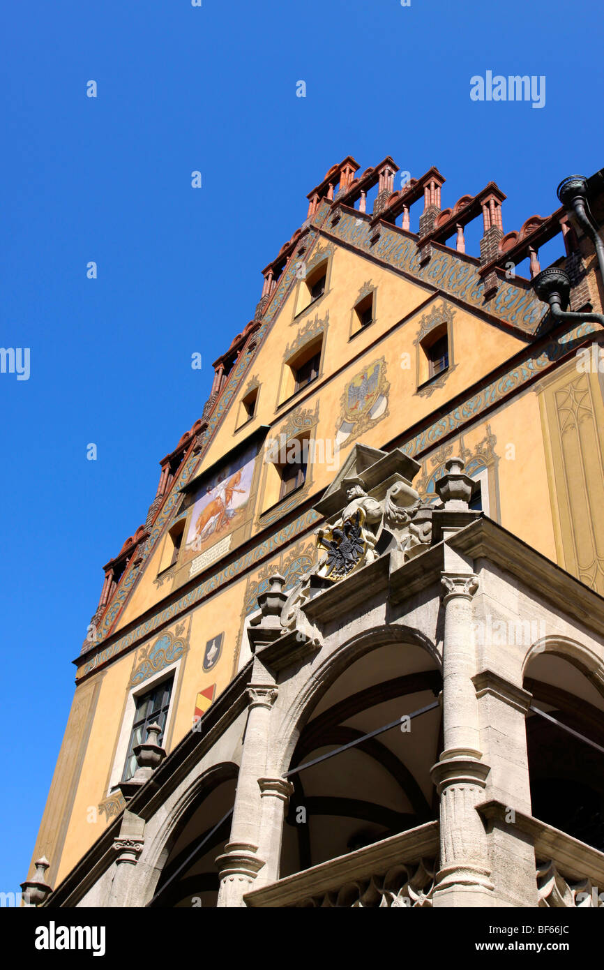 Deutschland Ulmer Rathaus, Deutschland Ulmer Rathaus Stockfoto