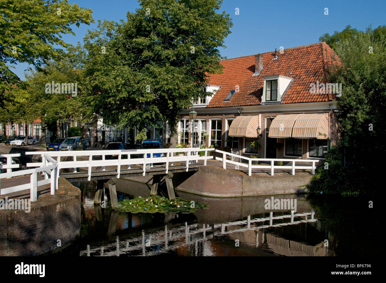 Hoorn Niederlande Holland historischen alten Stadt Kanal Stockfoto