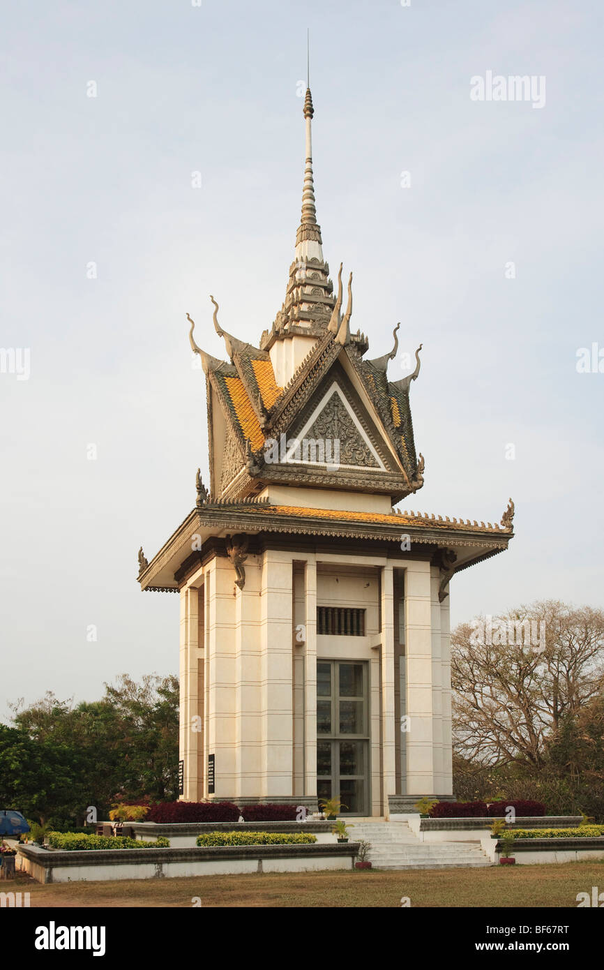 Choeung Ek War Memorial befindet sich ein ehemaliger Obstgarten und chinesischen Friedhof etwa 17km südlich von Phnom Penh, Kambodscha Stockfoto