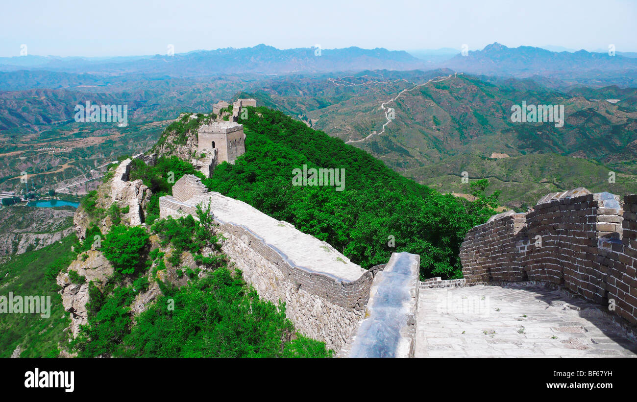 Simatai Great Wall, Miyun County, Peking, China Stockfoto