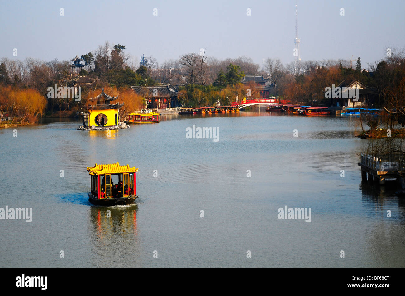 Schlanker Westsee, Yangzhou, Provinz Jiangsu, China Stockfoto