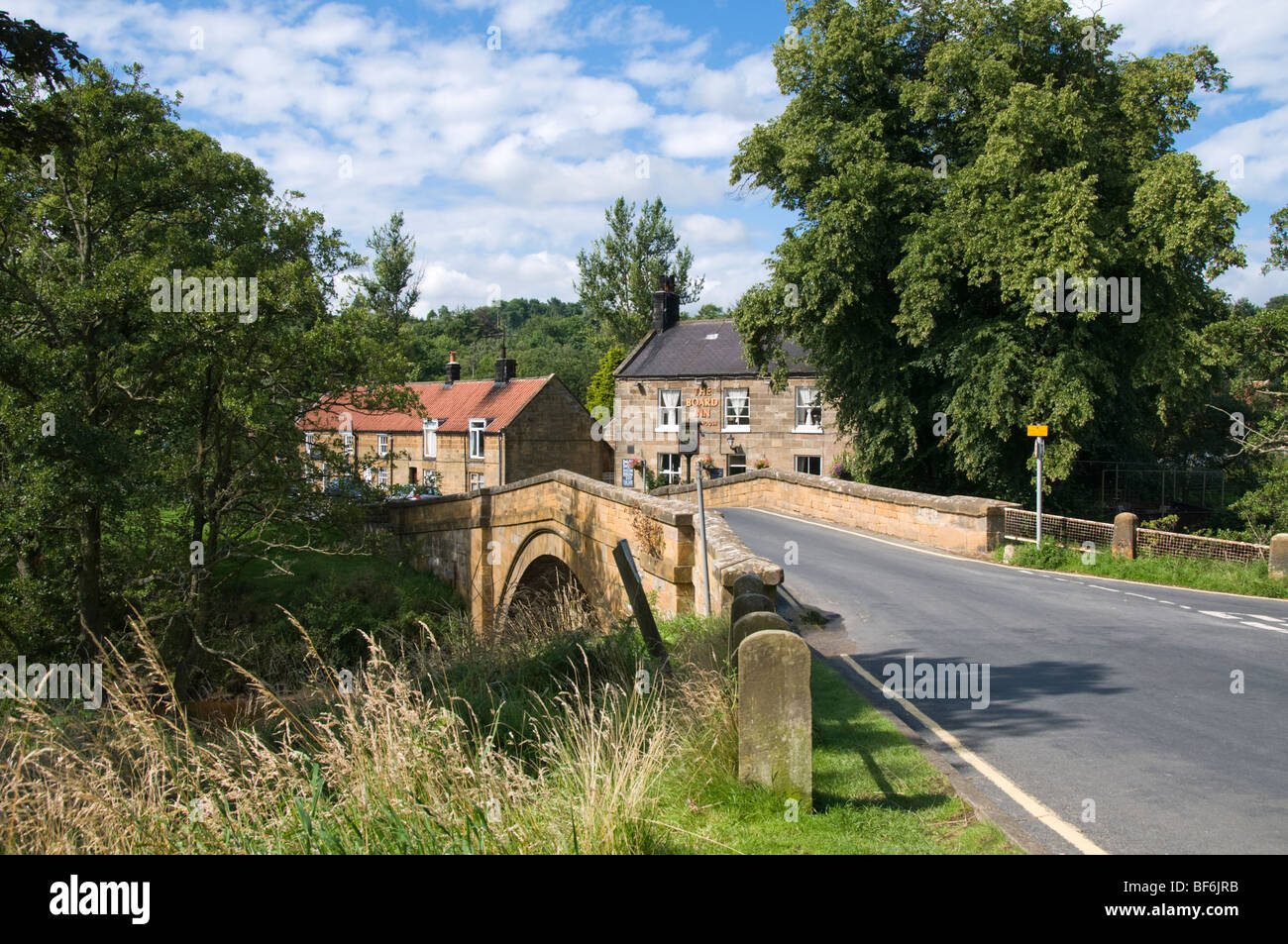 Dorf Lealholm, North Yorkshire, UK Stockfoto