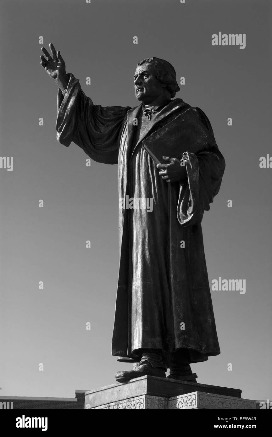 Martin-Luther-Skulptur in Baltimore Stockfoto