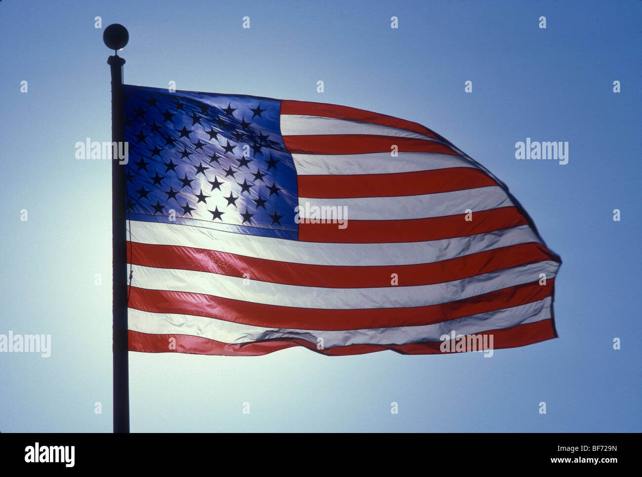 Amerikanische Flagge Vereinigte Staaten von Amerika Stockfoto