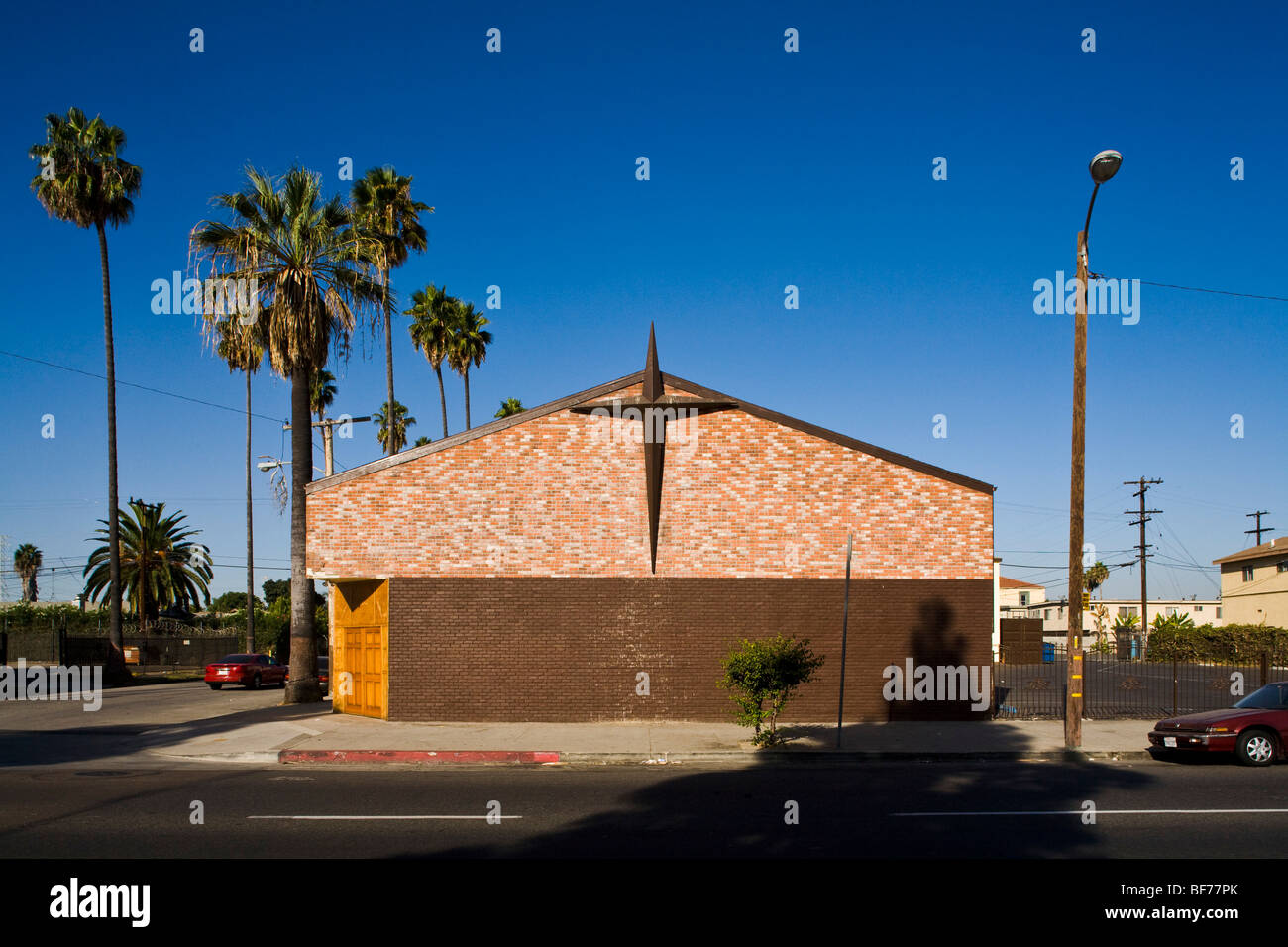 Kirche auf Vermont Ave, Los Angeles County, California, Vereinigte Staaten von Amerika Stockfoto