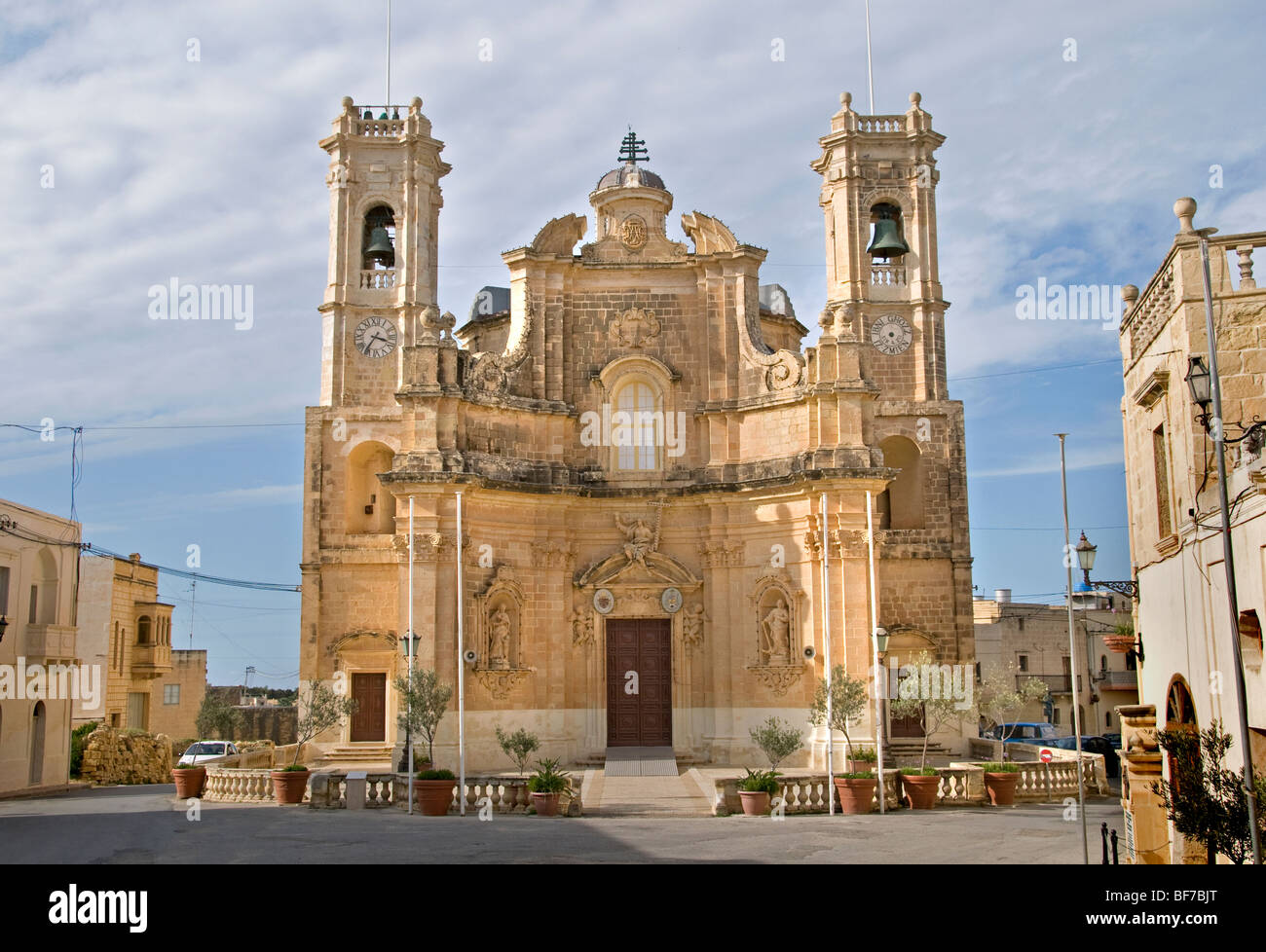 Dorfkirche Gozo Gharp Christus katholischen Malta Stockfoto