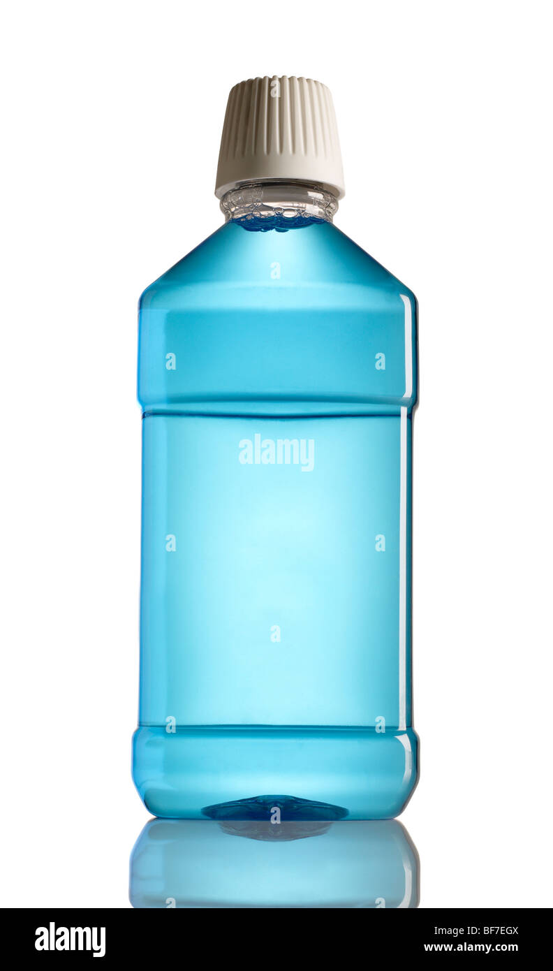 Mundwasser Stockfoto