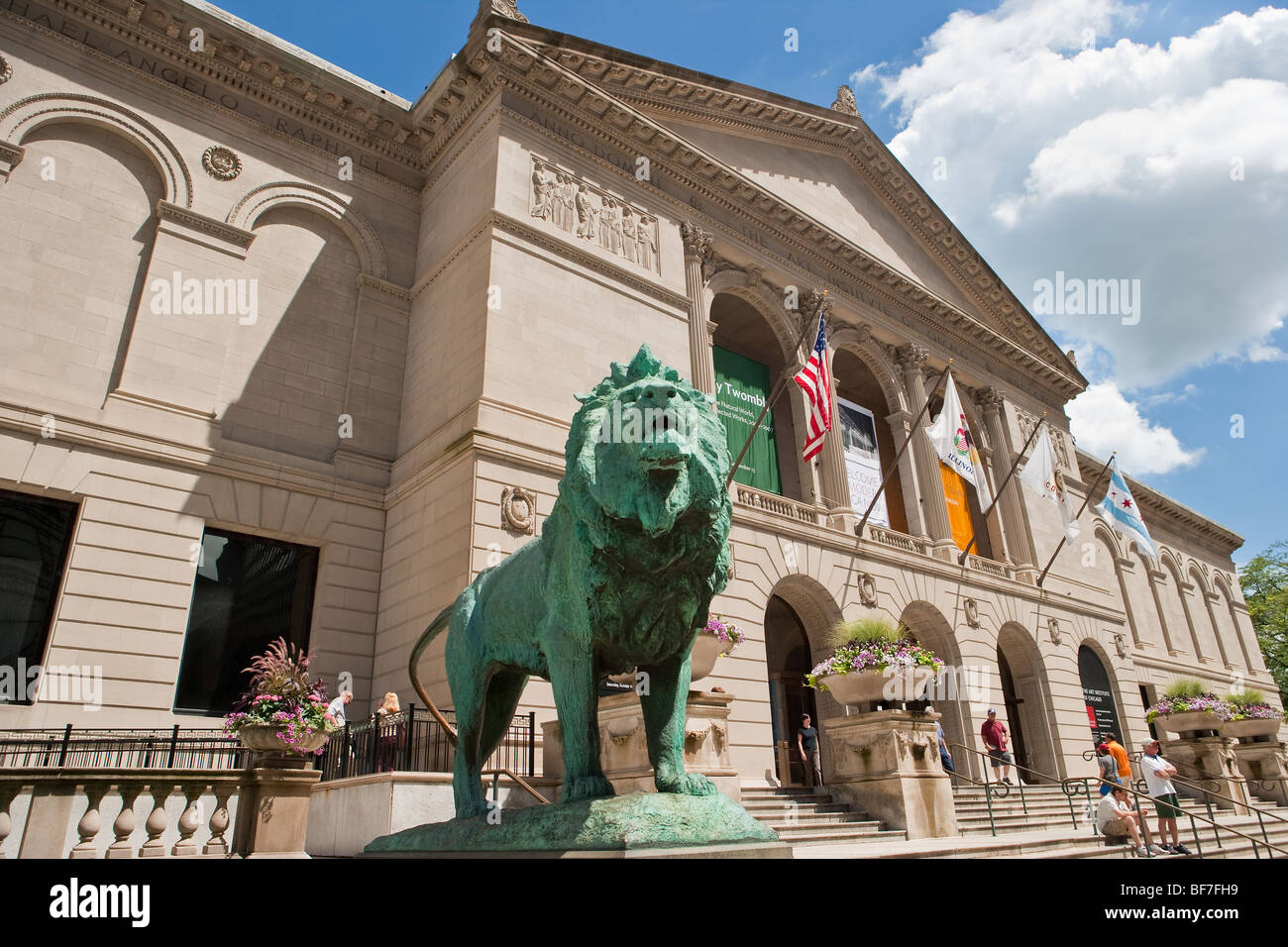 Art Institute of Chicago, Chicago, Illinois, Vereinigte Staaten von Amerika Stockfoto