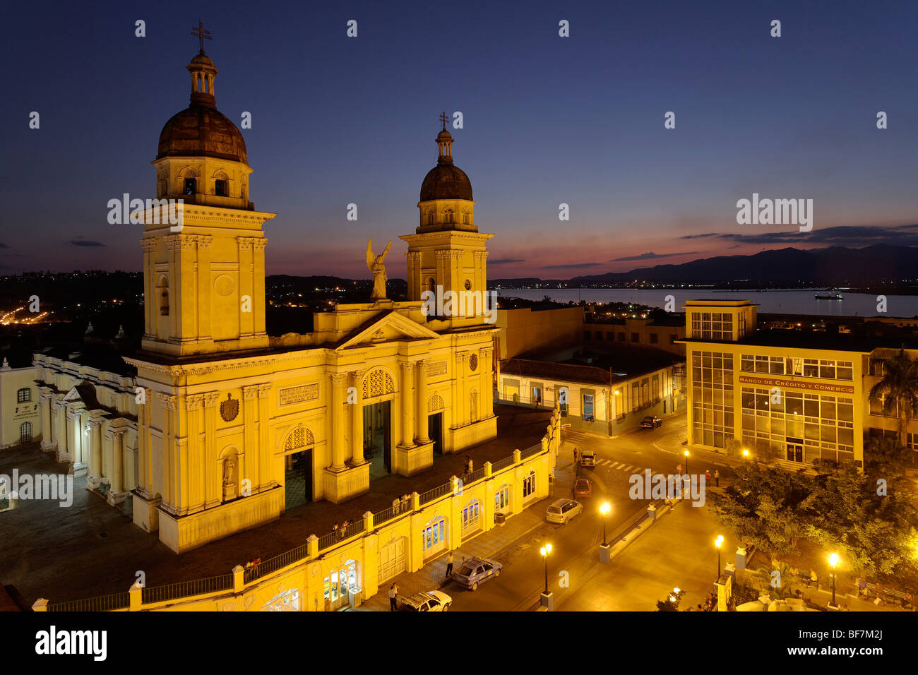 Catedral de Nuestra Señora De La Asunción, Santiago De Cuba, Santiago De Cuba, Kuba, Westindische Inseln Stockfoto