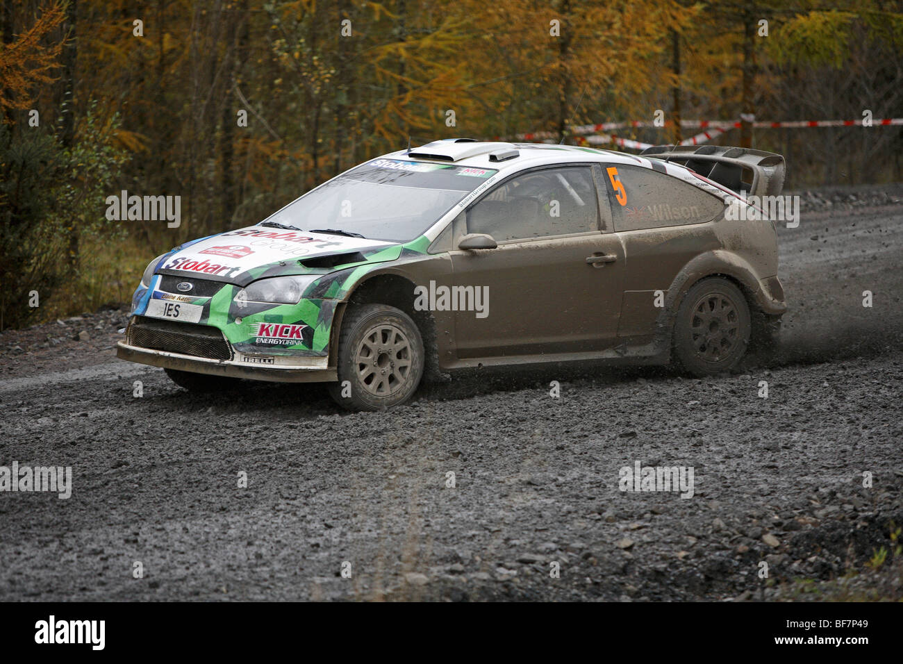 Matthew Wilson, GB WRC Rally, Wales, UK Stockfoto