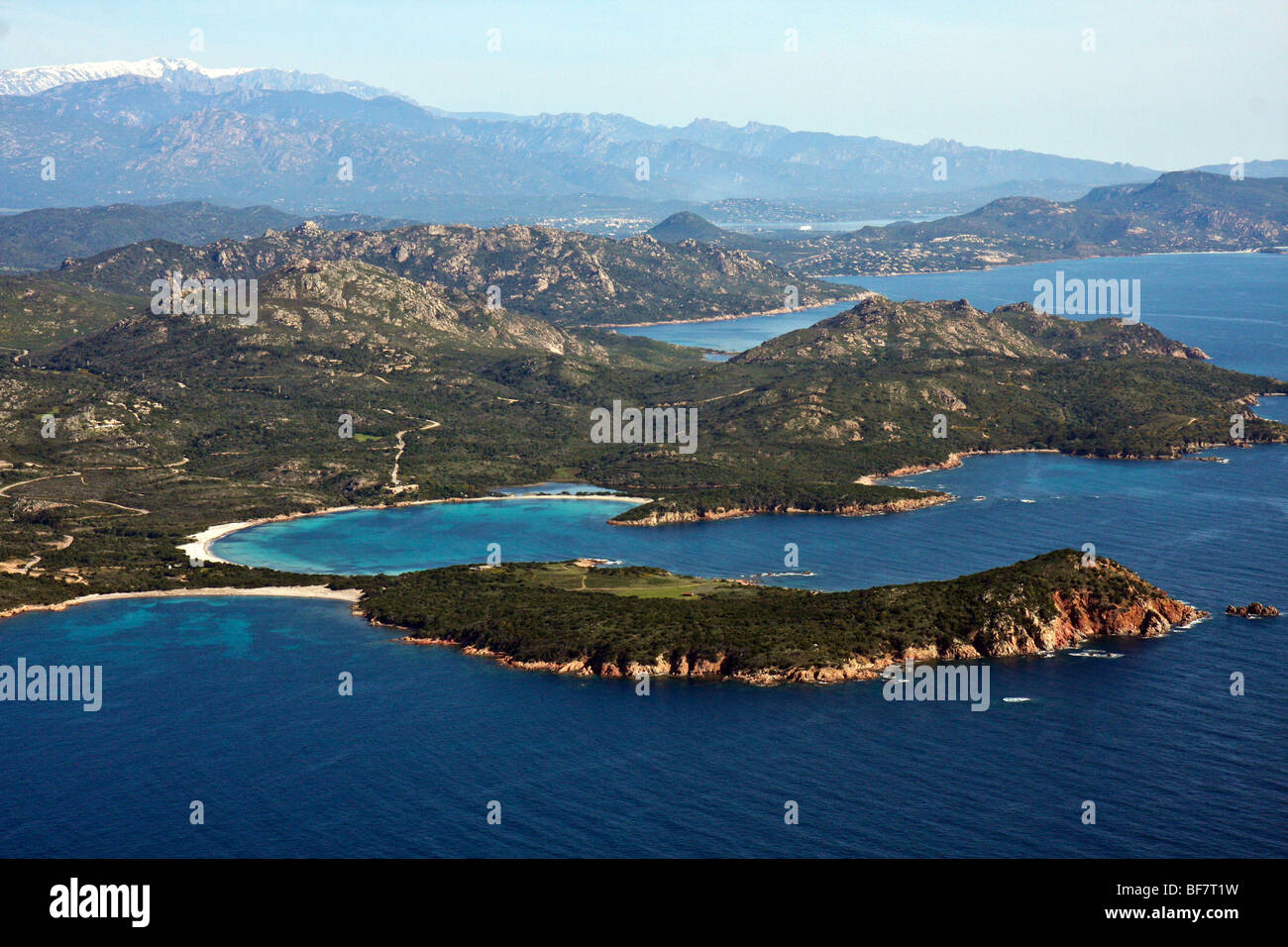 Corsica (2A): Rondinara-Bucht Stockfoto