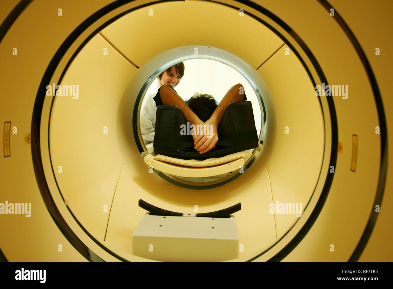 Rivalitäten Krankenhaus der Côte Basque (64): der PET-Scan Stockfoto