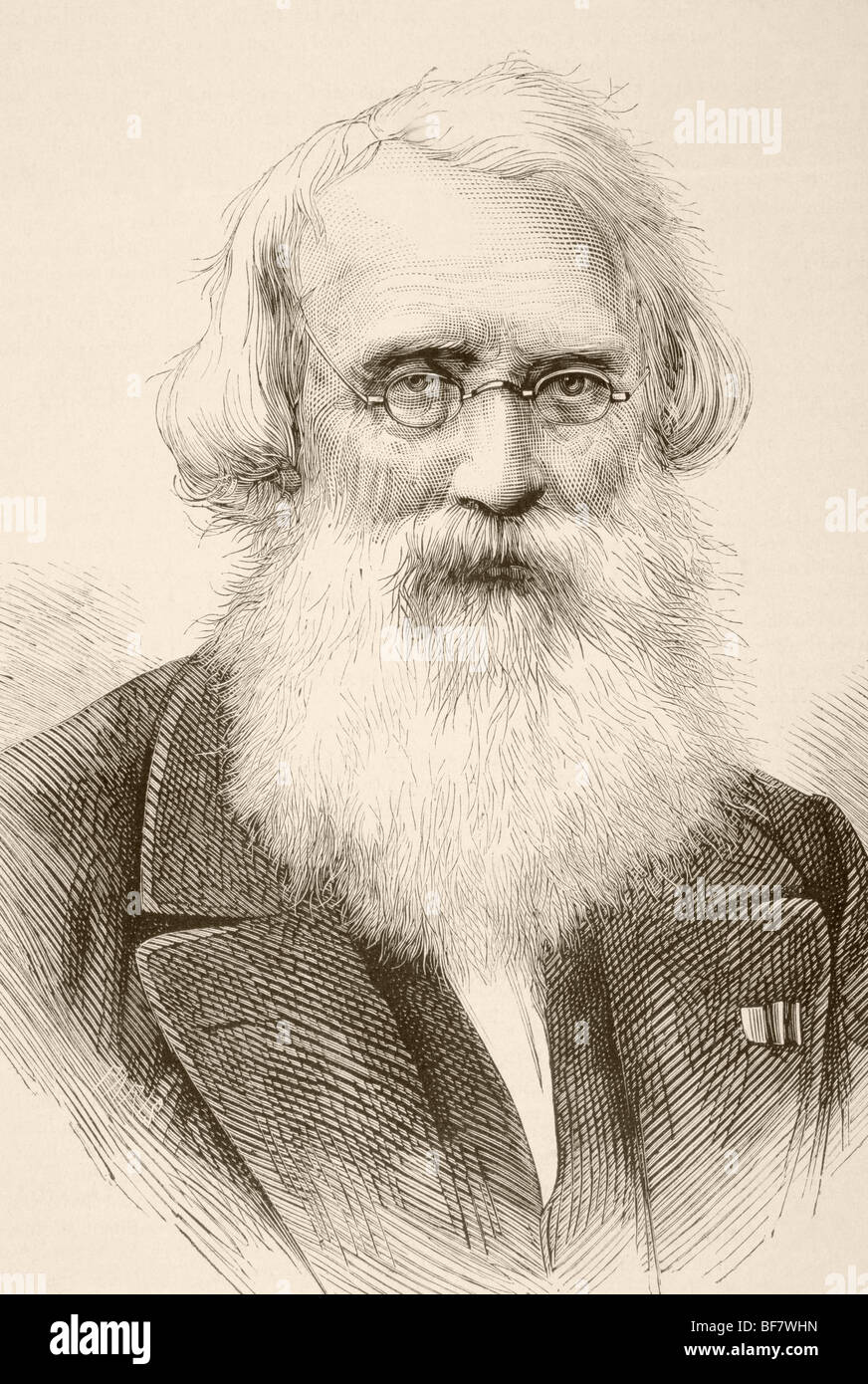 Samuel Finley Breese Morse, 1791-1872. US-amerikanischer Erfinder des Eindraht Fernschreibersystem und Morse-Code. Stockfoto