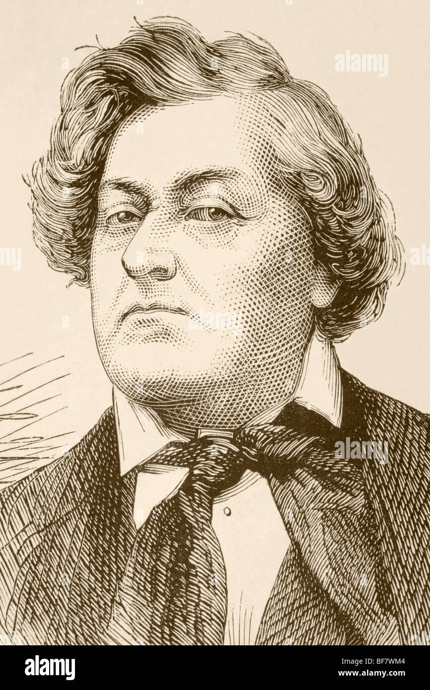 Frederick Lemaitre, 1800 bis 1876. Geburtsname Antoine Louis Prosper.  Französischer Schauspieler und Dramatiker. Stockfoto