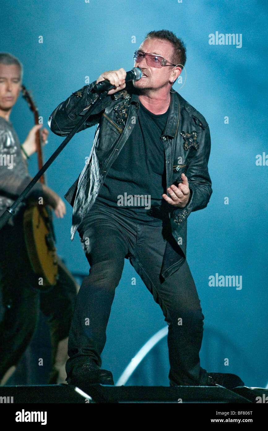 Die Rockband U2 Konzert Stockfoto