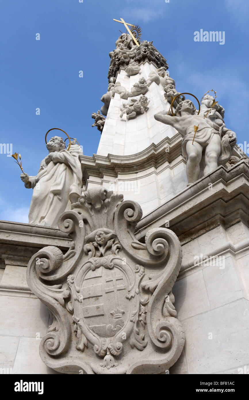Außen Matyas Kirche, Schlossberg, Budapest, Ungarn Stockfoto