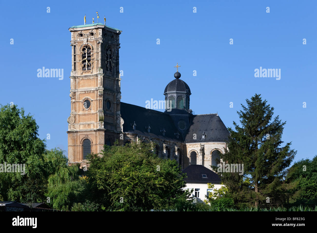 Prämonstratenser-abtei Kirche in der Stadt von Grimbergen Stockfoto