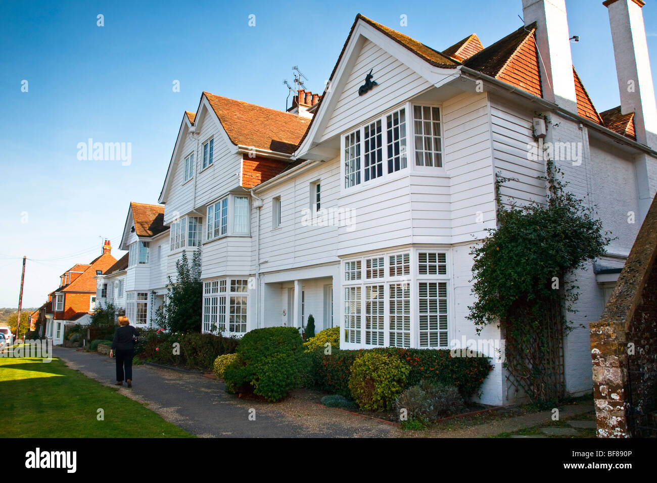 Traditionelles Dorfhaus in Winchelsea, East Sussex, England, Grossbritannien 2009 Stockfoto