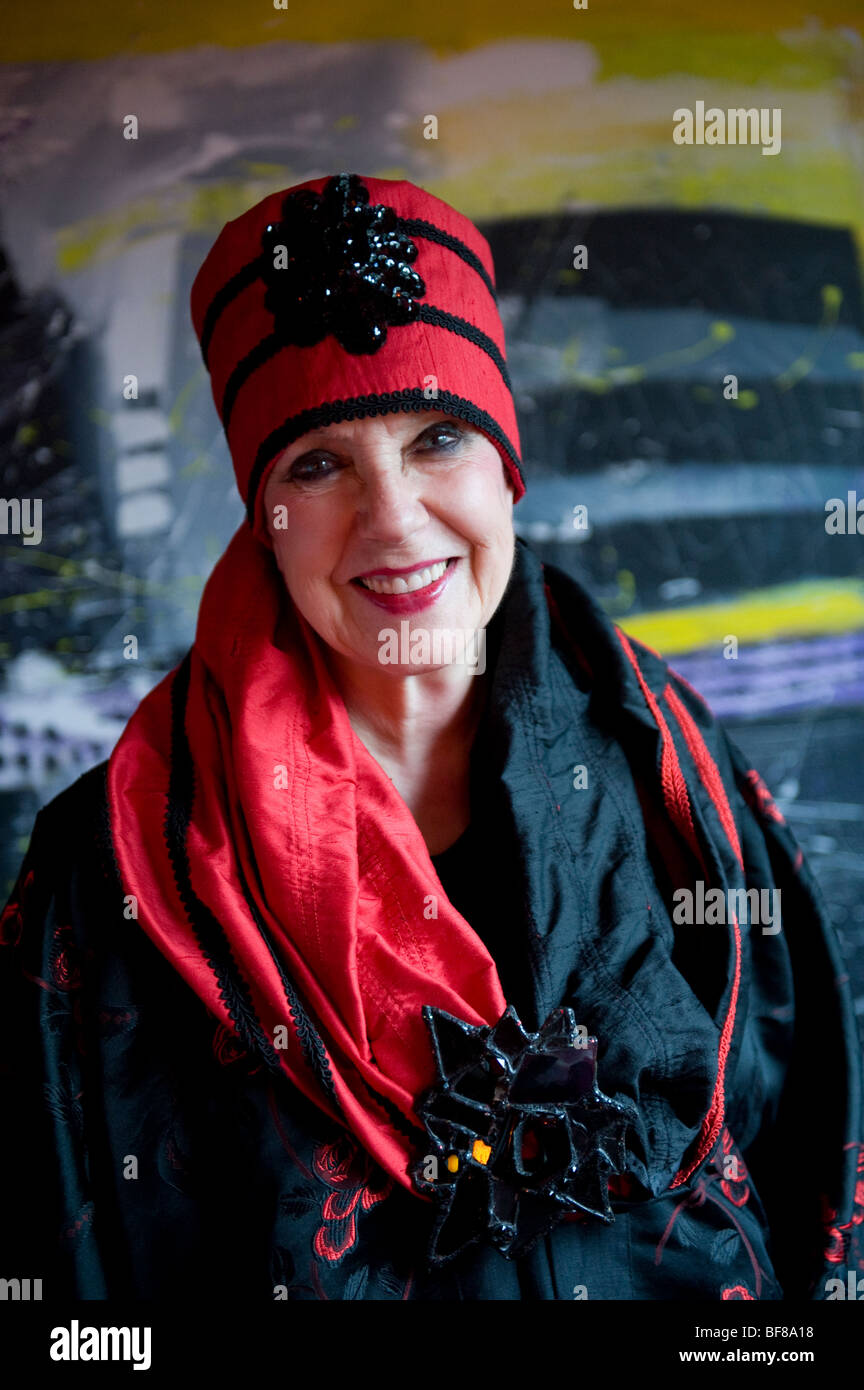 Porträt von Molly Parkin, Journalist und Maler Stockfoto