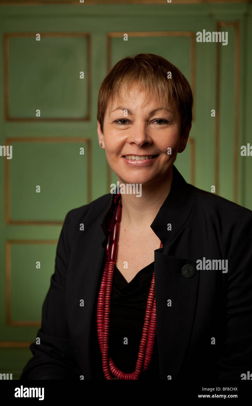 Porträt von Caroline Lucas, grüne Europaabgeordnete Stockfoto