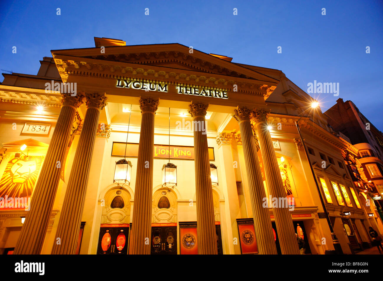 Lyceum Theatre. London. UK 2009. Stockfoto