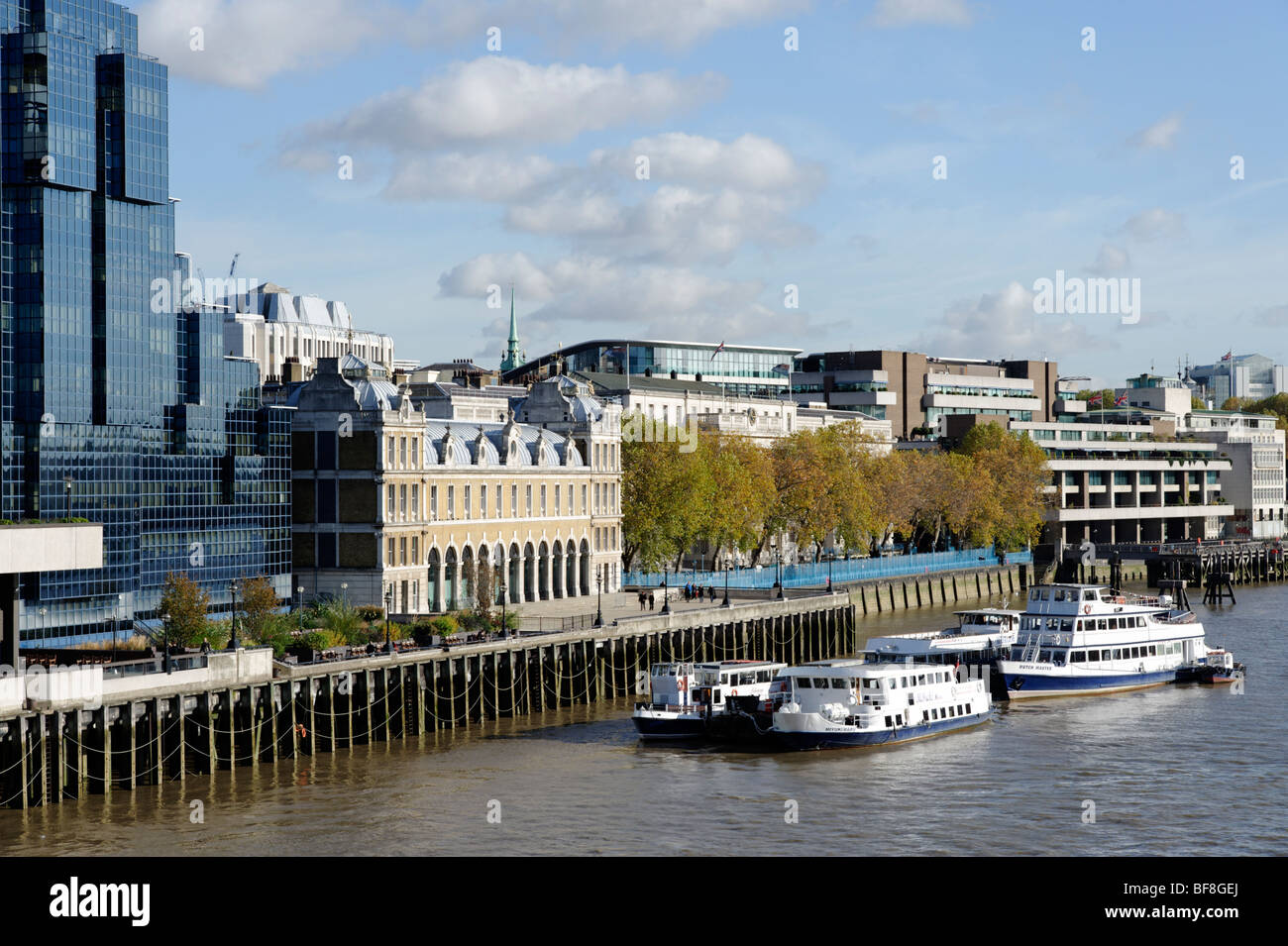 Old Billingsgate Market am Ufer der Themse. London. Großbritannien. UK Stockfoto